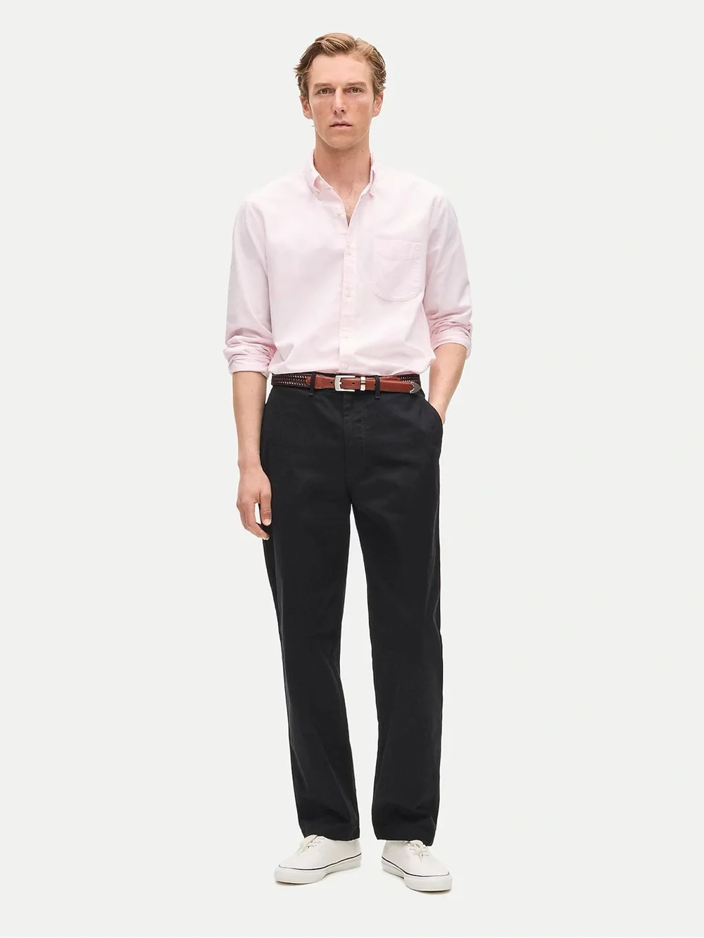J. CREW Classic chino pant in Black Size 36/32 NWT $98 BE611